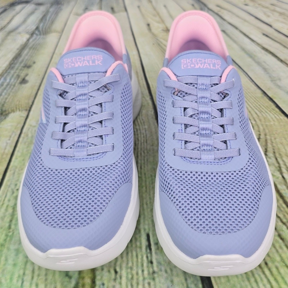 Skechers Go Walk Flex-Grand Entry Womens Size 7.5 Purple Pink Mesh Walking Shoes - Picture 6 of 9